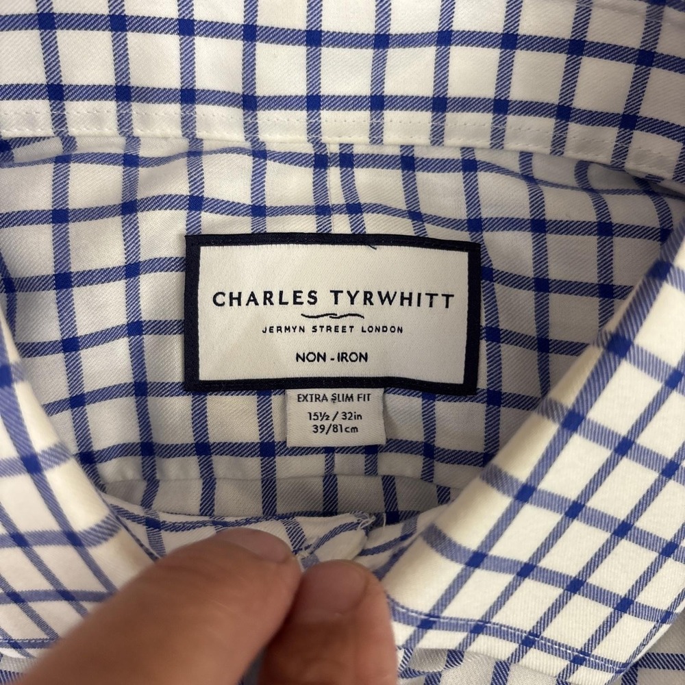 Charles Tyrwhitt Dress Shirt Extra Slim Fit Non Iron Lot Of 6 Mens 15.5 32/33 - Picture 11 of 16